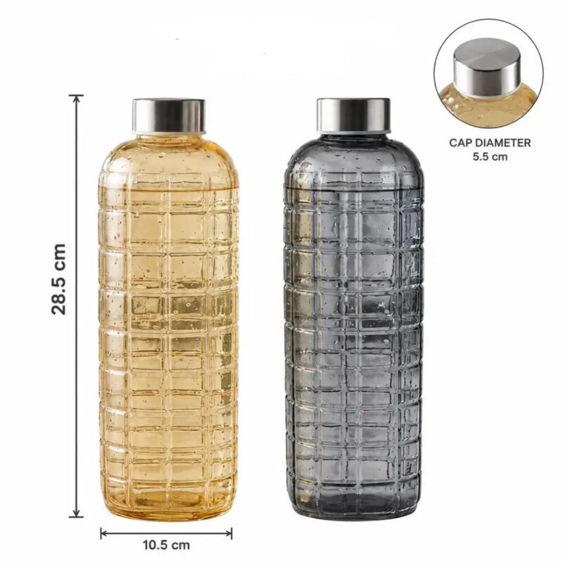 Glass water bottle (1000ml)