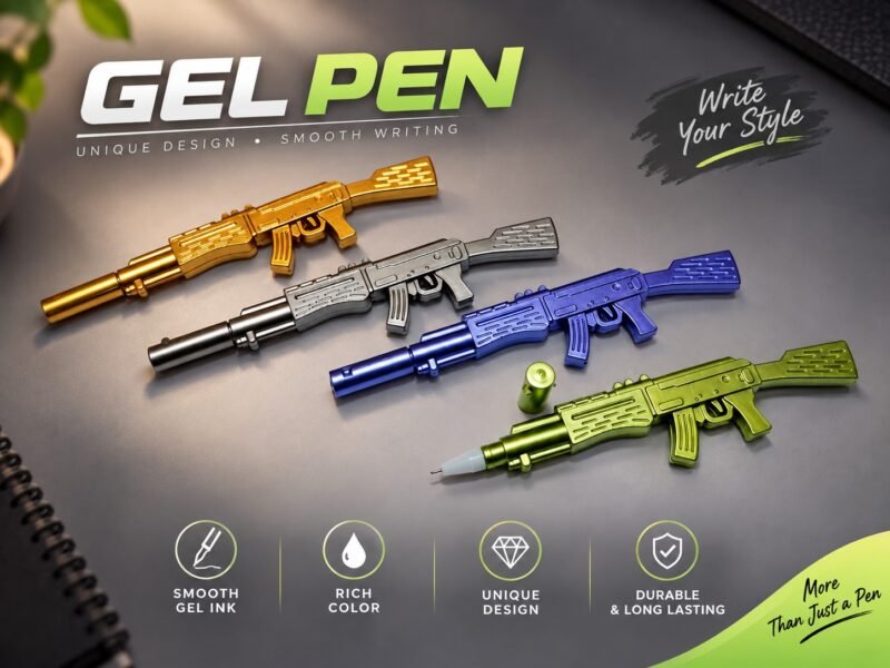 Gun gel pen (2pcs)