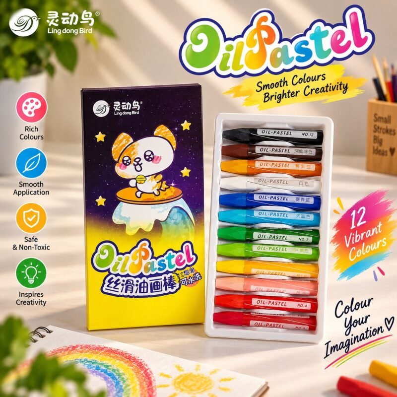 Oil pastels 12 colors