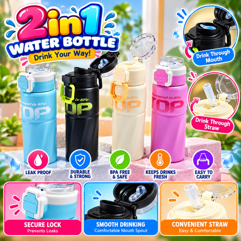 Steel water bottle (500ml)