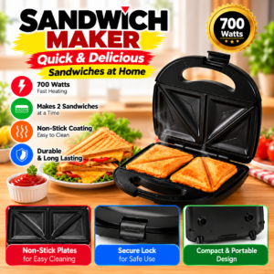 700-Watt Sandwich Maker at Home Sandwich maker