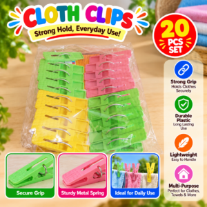 Colorful Cloth Clips Product Poster Clothes clips (20pcs)