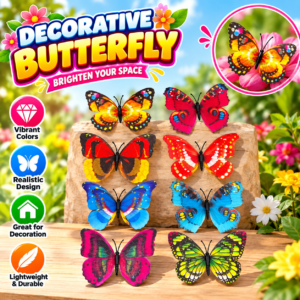 Colorful Decorative Butterfly Garden Display Magnetic butterfly (6pcs)