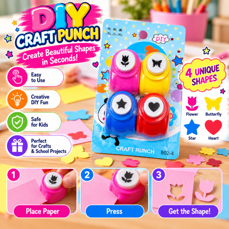 Craft punch (4pcs)