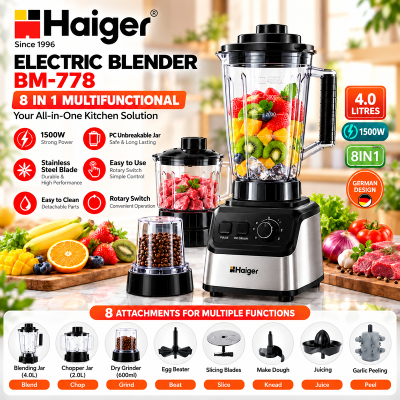 Electric blender 8in1