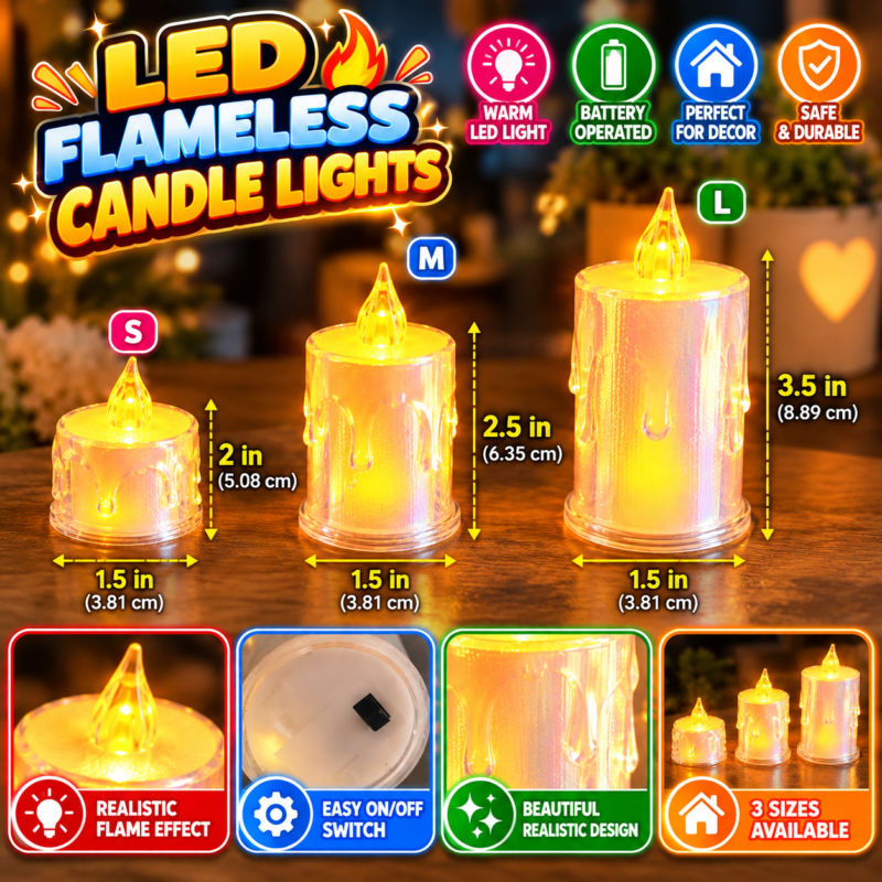 Led candles (3pcs set)