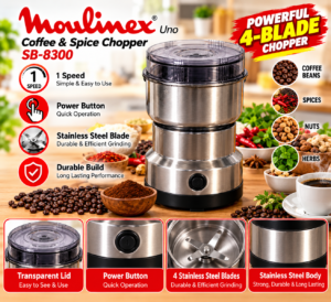 Moulinex Four-Blade Chopper Advertisement Spice grinder (4 blade)