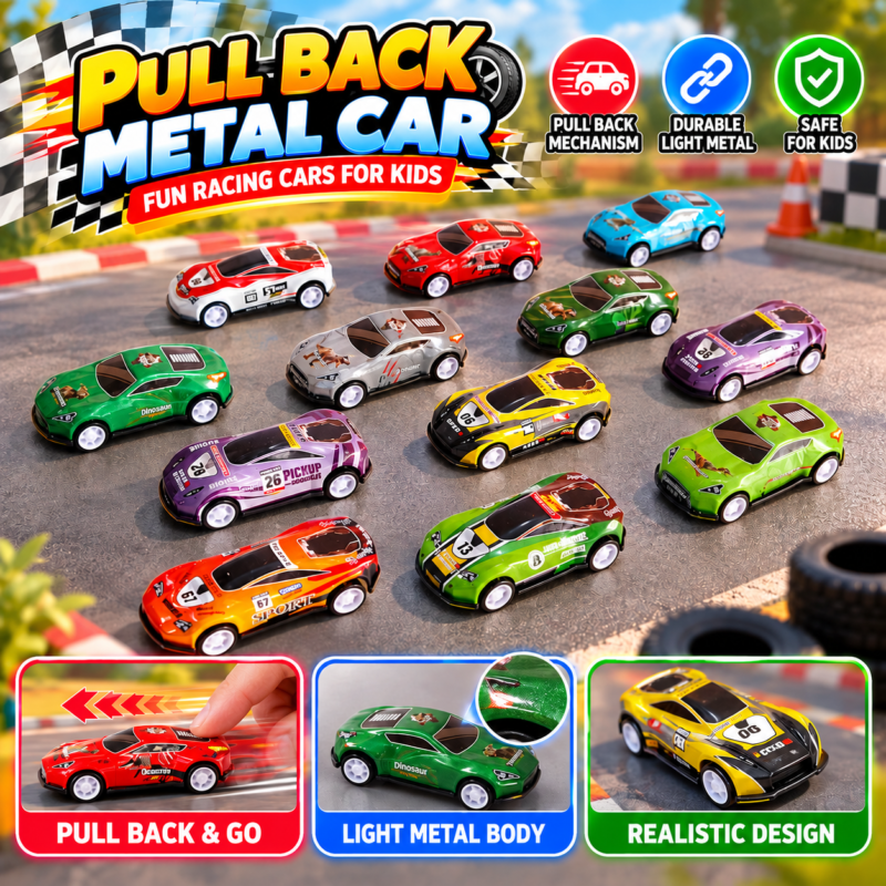 Metal car (6pcs)