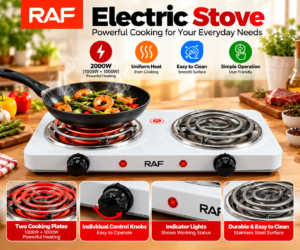 RAF Electric Stove Kitchen Showcase Electric stove (2 stove)