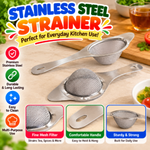 Steel strainer