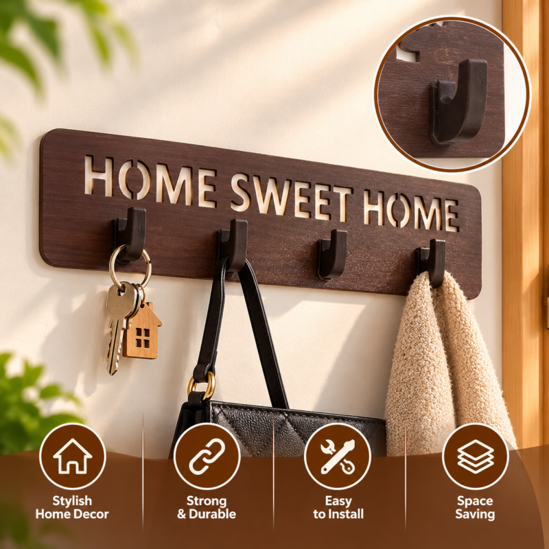 Sticky key hooks (2pcs)